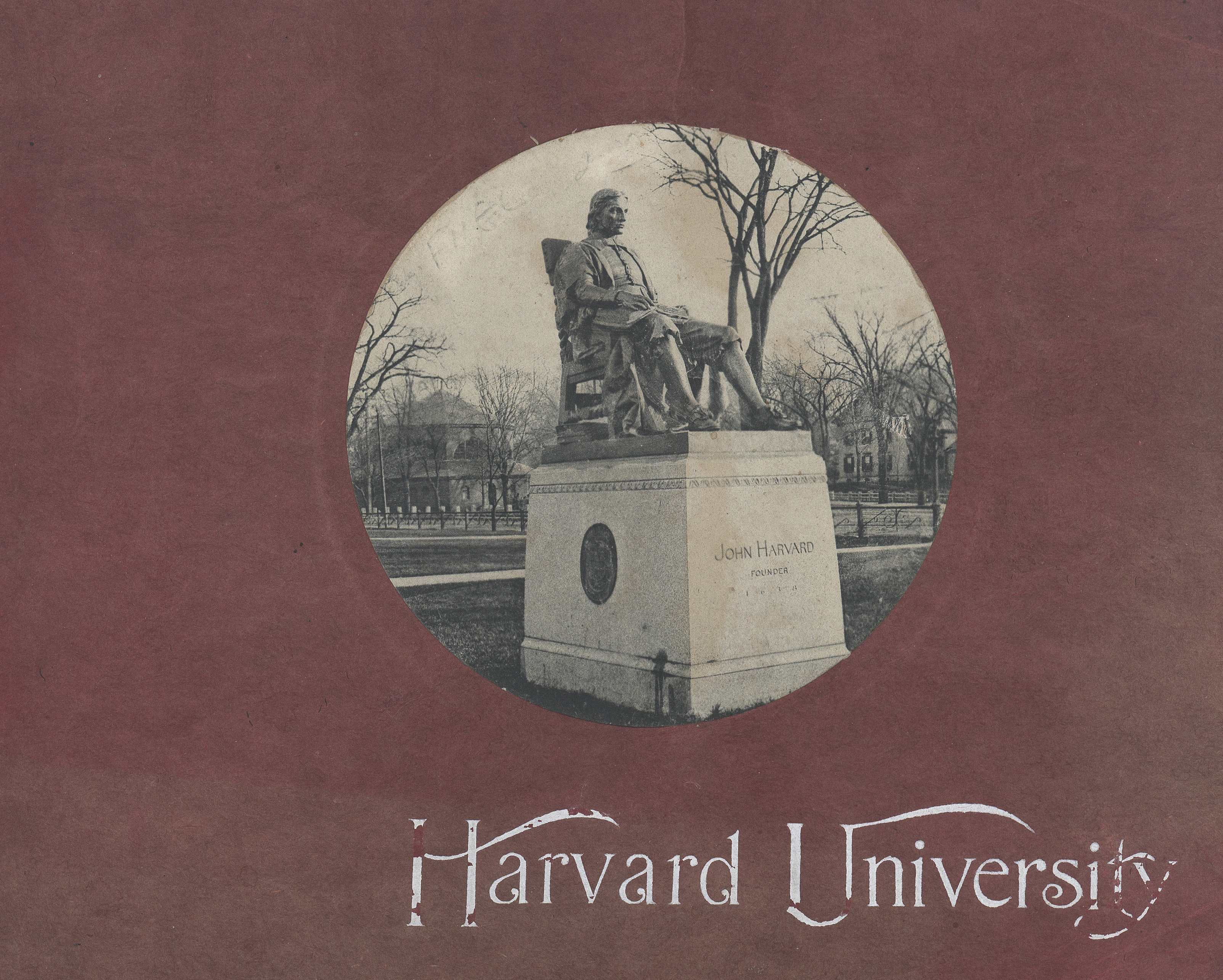 Front cover, Harvard University Photograph Album, circa 1906