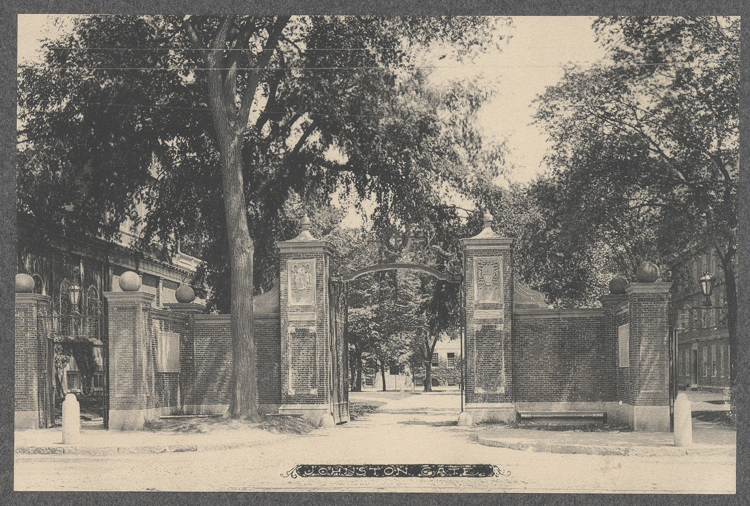 Johnson Gate, Harvard University, circa 1906 (Page 1)