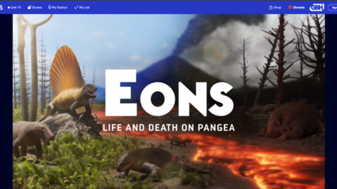 EONS cover screen, PBS Digital Studios