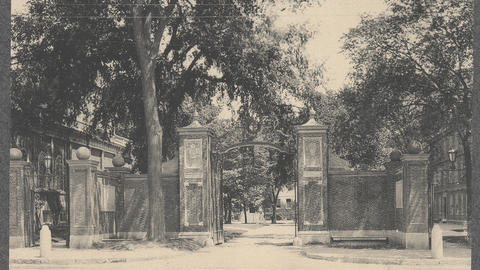 Johnson Gate, Harvard University, circa 1906 (Page 1)